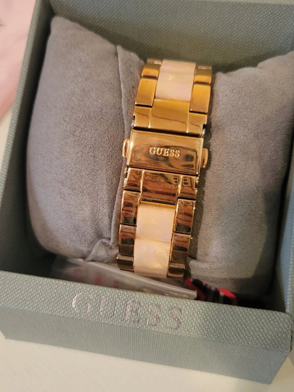 Guess Rose Gold and Pink Quartz Watch